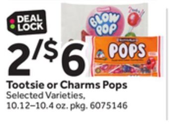 Stop&Shop Tootsie or charms pops offer