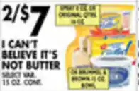 Met Foodmarkets I Can't Believe It's Not Butter offer