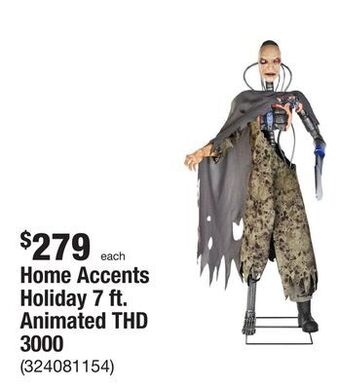 The Home Depot Home accents holiday 7 ft. animated thd 3000 offer