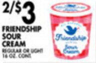 Met Foodmarkets Friendship Sour Cream offer