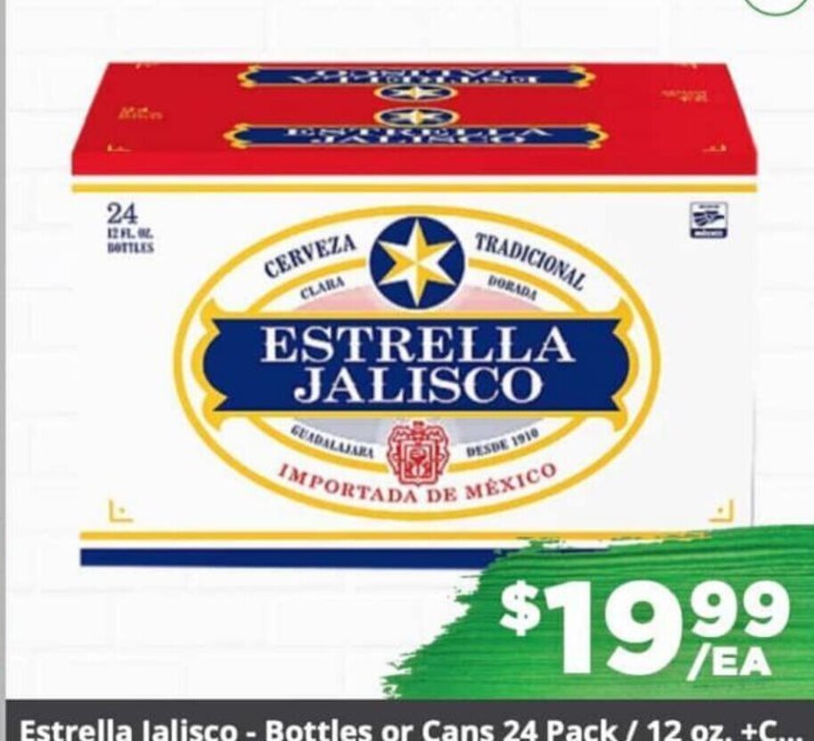 Northgate Market Estrella lalisco Bottles or Cans 24 Pack 12 oz offer