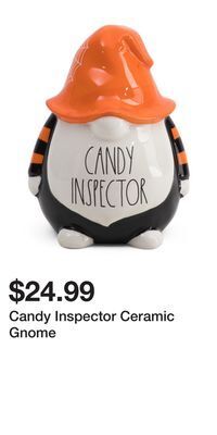 TJ Maxx Candy inspector ceramic gnome offer