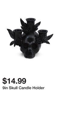 TJ Maxx 9in skull candle holder offer
