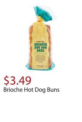 Trader Joe's Brioche hot dog buns offer