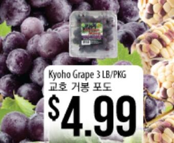 Hmart Kyoho grape offer