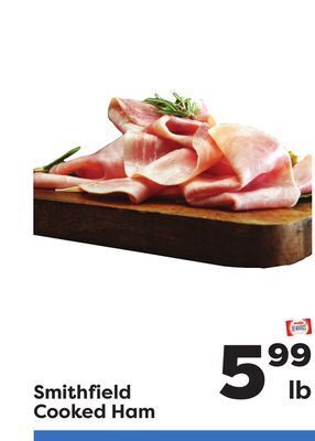 Weis Markets Smithfield cooked ham offer