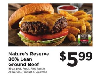 ShopRite 80% lean ground beef offer