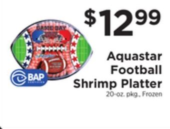 ShopRite Football shrimp platter offer