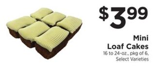 ShopRite Mini loaf cakes offer