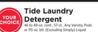 ShopRite Laundry detergent offer