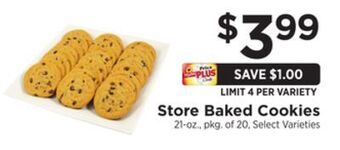 ShopRite Store baked cookies offer