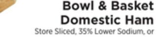 ShopRite Domestic ham offer