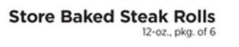 ShopRite Store baked steak rolls offer