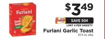 ShopRite Garlic toast offer