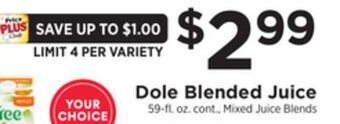 ShopRite Blended juice offer