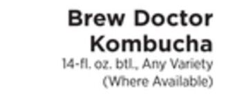 ShopRite Kombucha offer