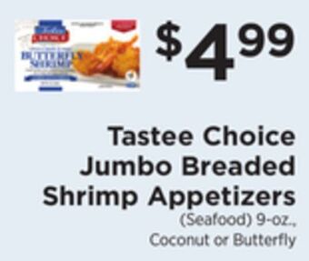 ShopRite Jumbo breaded shrimp appetizers offer