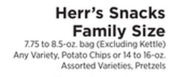 ShopRite Snacks family size offer