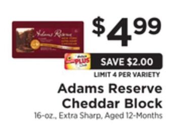 ShopRite Cheddar block offer