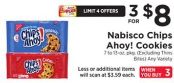 ShopRite Chips ahoy! cookies offer