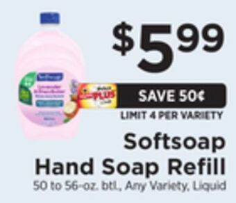 ShopRite Hand soap refill offer