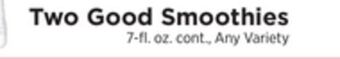 ShopRite Smoothies offer
