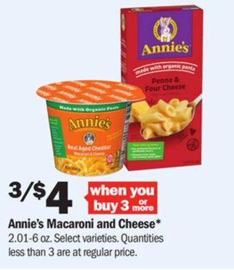 Meijer Annie's macaroni and cheese offer