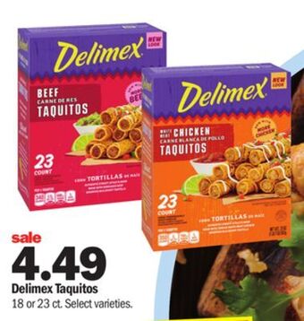 Meijer Delimex taquitos offer