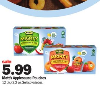 Meijer Mott's applesauce pouches offer