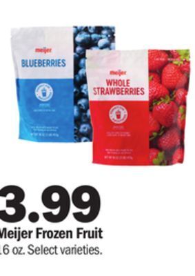 Meijer Meijer frozen fruit offer