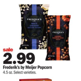 Meijer Frederik's by meijer popcorn offer