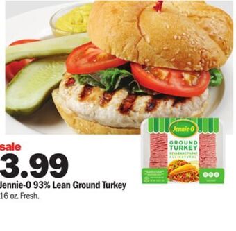 Meijer Jennie-o 93% lean ground turkey offer