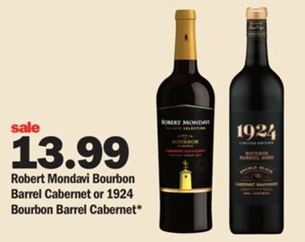 Meijer Robert mondavi bourbon barrel cabernet or 1924 bourbon barrel cabernet offer