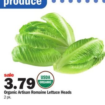 Meijer Organic artisan romaine lettuce heads offer