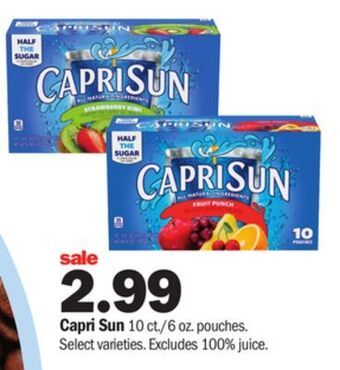 Meijer Capri sun offer