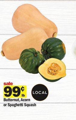 Meijer Butternut, acorn or spaghetti squash offer