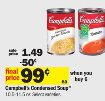 Meijer Campbell's condensed soup offer