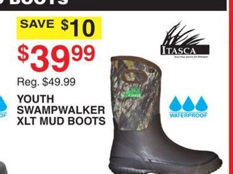 Dunham's Sports Itasca youth swampwalker xlt mud boots offer