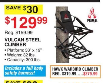 Dunham's Sports Primal vulcan steel climber offer