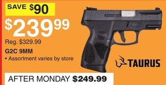 Dunham's Sports Taurus g2c 9mm offer