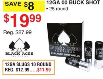 Dunham's Sports Black aces 12ga 00 buck shot offer