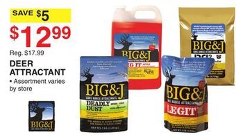 Dunham's Sports Big&j deer attractant offer