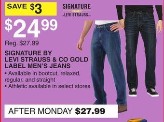 Dunham's Sports Signature by levi strauss & co gold label men's jeans offer