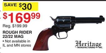 Dunham's Sports Heritage rough rider 22/22 mag offer