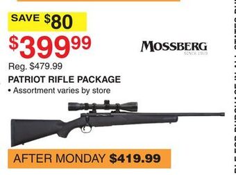 Dunham's Sports Mossberg patriot rifle package offer