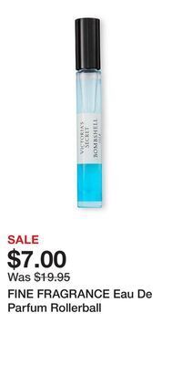 Victoria's Secret Fine fragrance eau de parfum rollerball offer