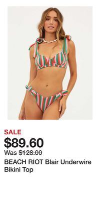Victoria's Secret Beach riot blair underwire bikini top offer