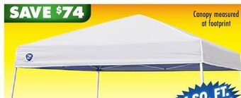 Big 5 Z-shade odyssey 10' x 10' slant leg instant canopy offer