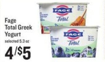 Lowes Foods Fage Total Greek Yogurt offer