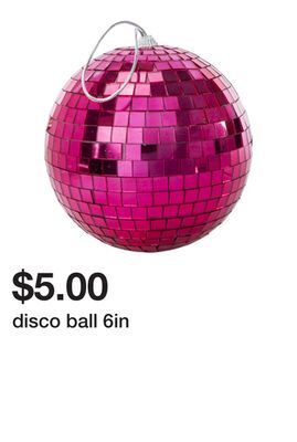 Five Below Disco ball 6in offer